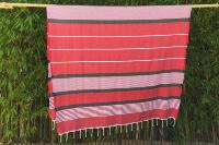 Fouta XL rouge Azmour