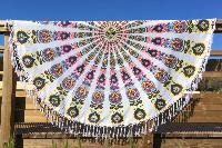 Drap de plage mandala Indien rond Jaipur