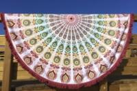 Drap de plage rond mandala Jodhpur