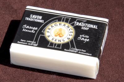 Savon traditionnel Sauge Blanche