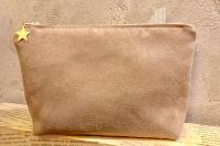 Pochette femme nœud blanc paillette 