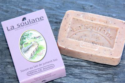 Savon bio Pépin de raisin au lait de jument