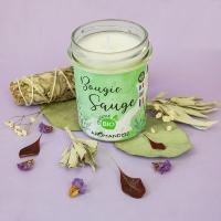 Bougie bio parfumée Sauge blanche